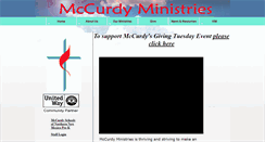 Desktop Screenshot of mccurdy.org